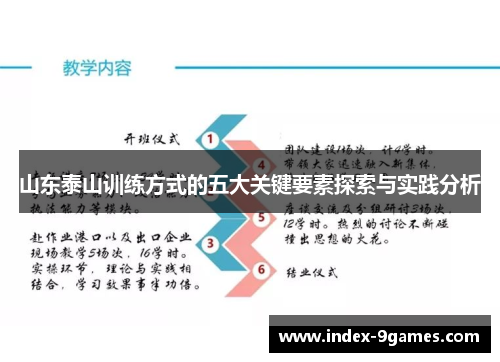 山东泰山训练方式的五大关键要素探索与实践分析